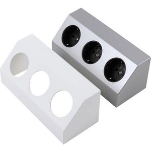 Produktbild für Tischsteckdose Heitronic Salerno, mit 1 m Schuko Kabel