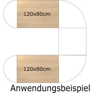 Produktbild für Tischplatte Hammerbacher KP12