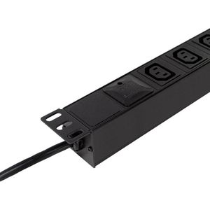 Produktbild für Steckdosenleiste LogiLink PDU8A01, PDU, 2m Kabel