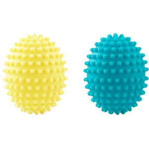 Trocknerbälle Xavax aus Kunststoff, türkis und gelb