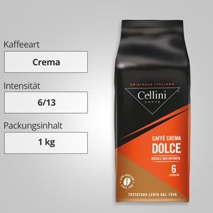 Produktbild für Kaffee Cellini Caffe Crema Dolce