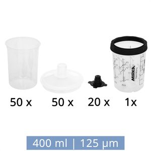 Produktbild für Farbbehälter Mirka 9190170400, 50 Stück