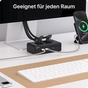 Produktbild für Steckdosenleiste Voomy Power S20 20W, mit 2m Kabel