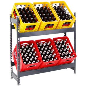 Getränkekistenregal PROREGAL Camel, für 6 Kisten