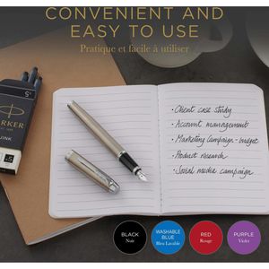 Produktbild für Füllerpatronen Parker 1950407 Quink Mini, schwarz