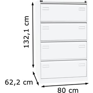 Produktbild für Hängeregisterschrank Bisley-Light CDF4-696