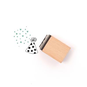 Produktbild für Motivstempel Folia Stempelset Happy Birthday, aus Holz