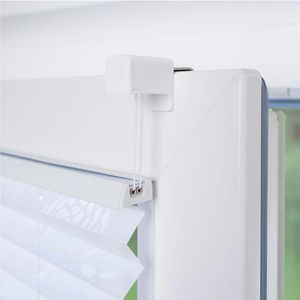 Produktbild für Plissee Liedeco Floral, Klemmfix, weiß