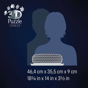 Produktbild für Puzzle Ravensburger 12008033 Iconics - Allianz Arena mit Licht