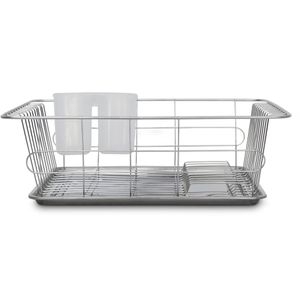 Produktbild für Abtropfgestell Relaxdays 10019096, Besteckkorb L