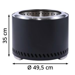 Produktbild für Feuerschale Relaxdays 10053274, aus Edelstahl