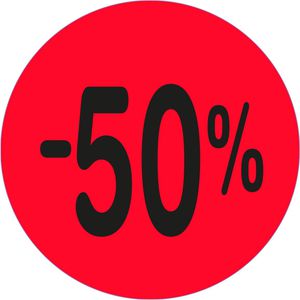 Produktbild für Preisetiketten METO Promoetikett, rot, Ø40mm