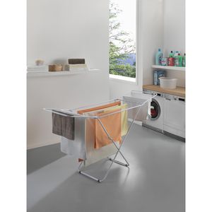 Produktbild für Wäscheständer Metaltex Vulcano, silber
