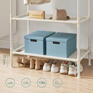 Produktbild für Garderobenständer Songmics RDR02WT, weiß