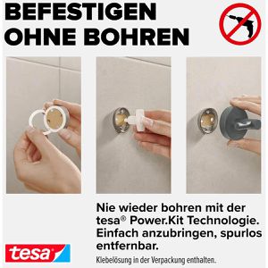 Produktbild für Duschablage Tesa Moon Graphite 40596, graphit