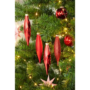 Produktbild für Weihnachtsbaumschmuck Heitmann-Deco 1008649 Oliven, rot, 15 cm