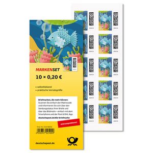 Briefmarken DeutschePost Set, 10 Stück à 20cent