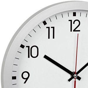 Produktbild für Wanduhr TFA 60.3035, Kunststoff, analog, Quarzuhr