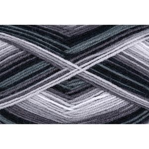 Produktbild für Häkelgarn Gründl Big Mamma print, anthrazit/grau/weiß