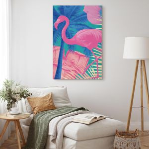 Produktbild für Wandbild Artgeist Flamingo