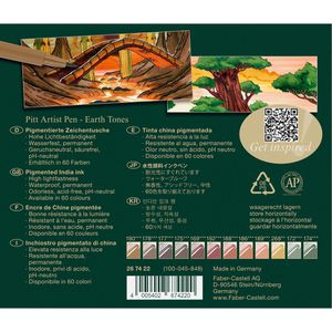 Produktbild für Tuschestifte Faber-Castell Pitt Artist Pen 267422
