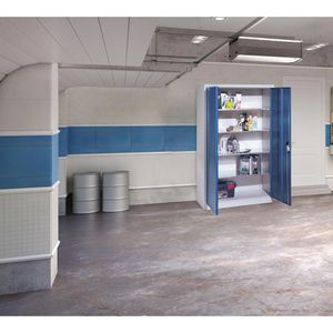 Produktbild für Werkzeugschrank CP-Möbel 8931-00, aus Metall, grau / blau