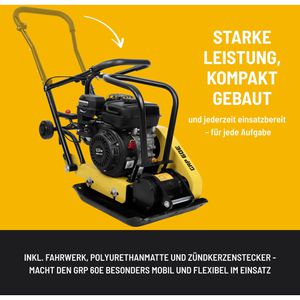 Produktbild für Rüttelplatte Güde GRP 60E, 55577, Benzin