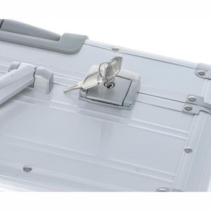 Produktbild für Pilotenkoffer Alumaxx Discovery 45162, silber, 35 Liter
