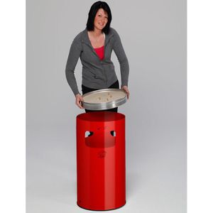 Produktbild für Aschenbecher VAR H70K, 3051, rot, für Outdoor