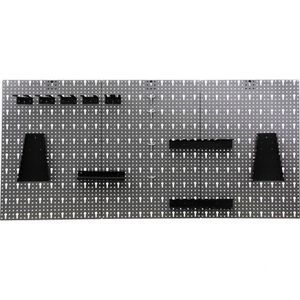 Werkzeugwand Ondis24 4202, 3-teilig, grau, aus Metall