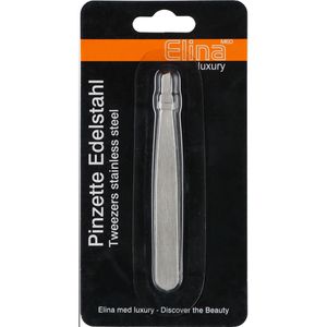 Produktbild für Pinzette Elina-med luxury, Länge 9,5 cm, Edelstahl poliert