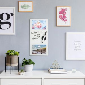 Produktbild für Glas-Magnettafel Relaxdays