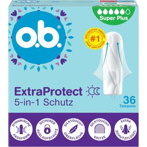 Tampons o.b. ExtraProtect 5-in-1 Schutz
