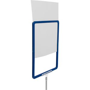 Produktbild für Infoständer Böttcher-AG aus Aluminium, blau, A3