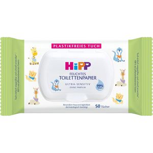 Produktbild für Feuchtes-Toilettenpapier HiPP ultra sensitiv