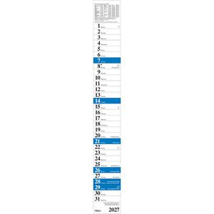 Produktbild für Streifenkalender Korsch 258027, Praktika Blau XXL