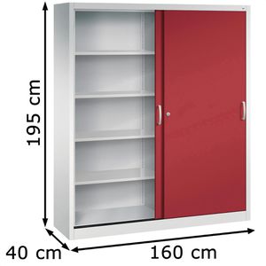 Produktbild für Schiebetürenschrank CP-Möbel Acurado C2000, Metall