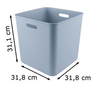 Produktbild für Aufbewahrungskorb Sunware Kubusbox 82090182, 25L