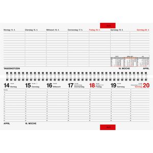 Produktbild für Tischkalender Rido-Ide 7036121917 Septant, quer mit Register