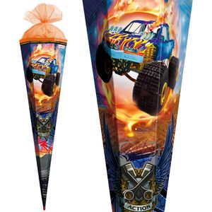 Produktbild für Schultüte Roth 678841 Monstertruck Fire