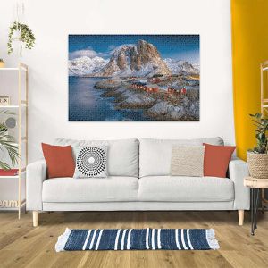 Produktbild für Puzzle Ravensburger 17081, Hamnoy - Lofoten