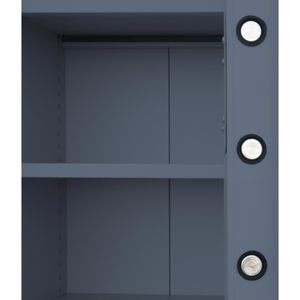 Produktbild für Aktenschrank Lüllmann 690238, aus Metall, feuerfest