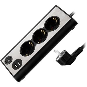 Produktbild für Tischsteckdose REV-Ritter Light Socket, 1,4 m Schuko Kabel