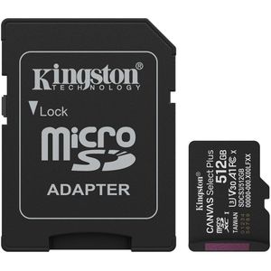Micro-SD-Karte Kingston Canvas Select Plus Gen 3, 512GB