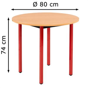 Produktbild für Besprechungstisch Sodematub 80ROHR