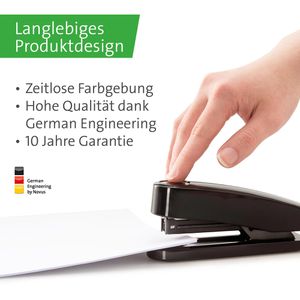 Produktbild für Heftgerät Novus B2 re+new, 020-1931, inkl. 200 Heftklammern