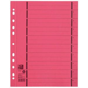 Produktbild für Trennblätter Oxford 400004670, mit Perforation, A4