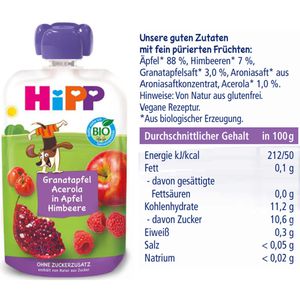 Produktbild für Fruchtpüree HiPP Früchtespaß Mixpack,100% Frucht, BIO