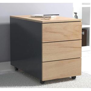 Produktbild für Rollcontainer VCM Dalosa 70 918330, aus Holz, honig-eiche