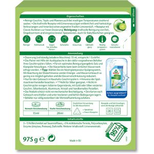 Produktbild für Spülmaschinenpulver Frosch Spül-Pulver Classic, Limone